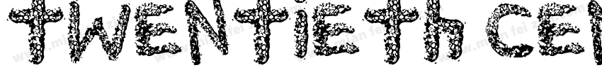 twentieth century Ke字体转换